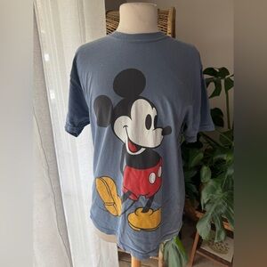 Blue Mickey Mouse Graphic T-Shirt Disney